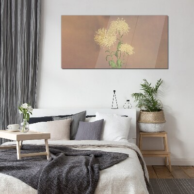 Tablou sticla Un vis floral in tonuri pastelate