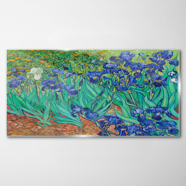 Tablou sticla Iris în floare