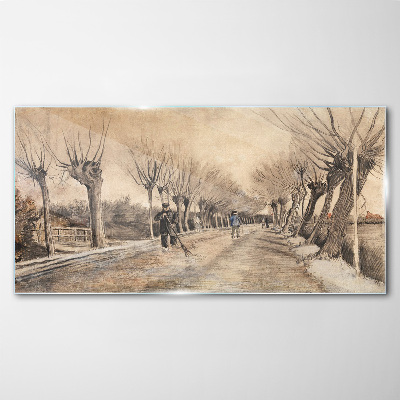 Tablou sticla Drum în Etten Van Gogh