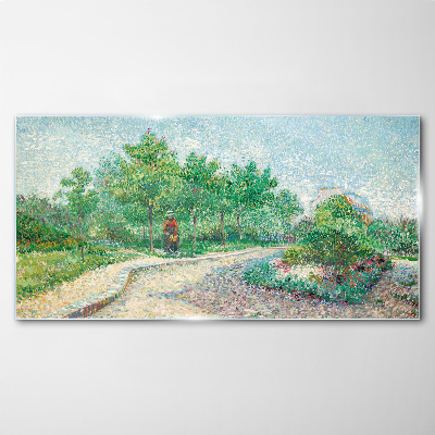 Tablou sticla Natura copacului Van Gogh