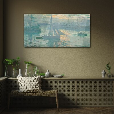 Tablou de sticla Portul Le Havre