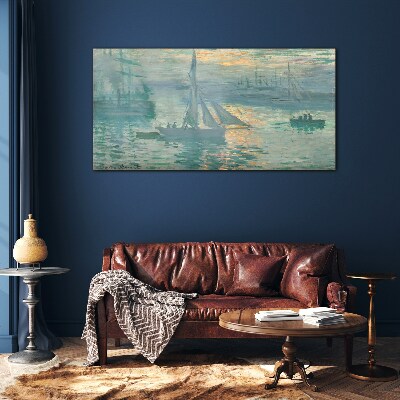 Tablou de sticla Portul Le Havre