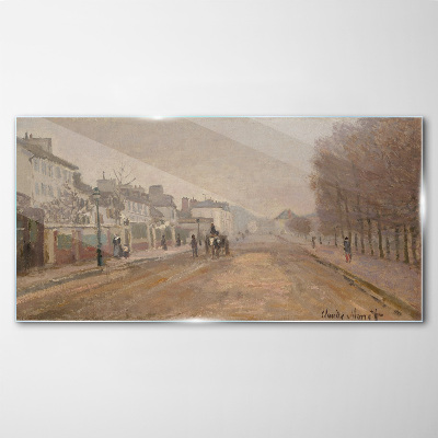 Tablou sticla Bulevardul din Argenteuil Monet