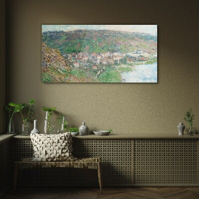 Tablou pe sticla Vetheuil Monet View