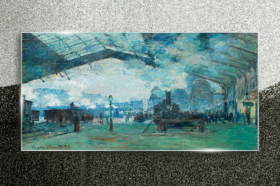 Tablou sticla Gara Paris