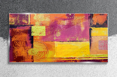 Tablou sticla Compoziții abstracte colorate