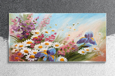 Tablou sticla Buchet de flori de primăvară la soare
