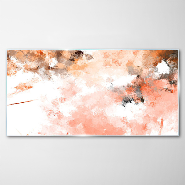 Tablou sticla Reflecții pastelate în abstracție