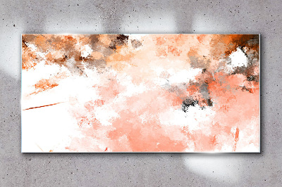 Tablou sticla Reflecții pastelate în abstracție