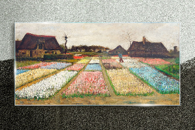 Tablou sticla Meadow Flowers Van Gogh