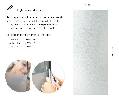 Folie pentru geam cu efect opac