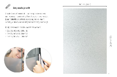 Folie pentru geam cu efect opac