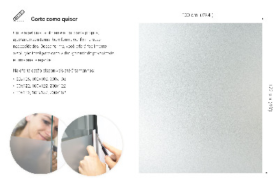 Folie pentru geam cu efect opac