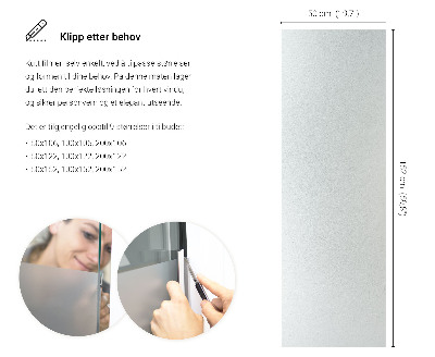 Folie pentru geam cu efect opac