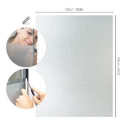 Folie pentru geam cu efect opac