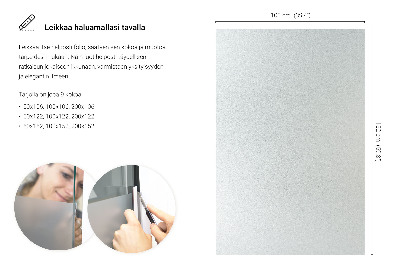 Folie pentru geam cu efect opac