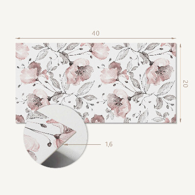 Panou perete Model de acuarelă florală