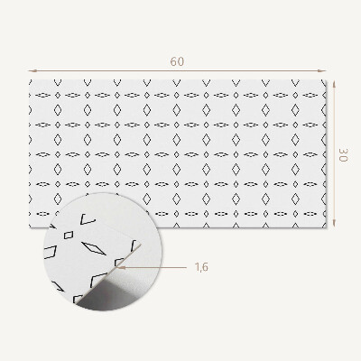 Panou decorativ pvc Model geometric cu romburi