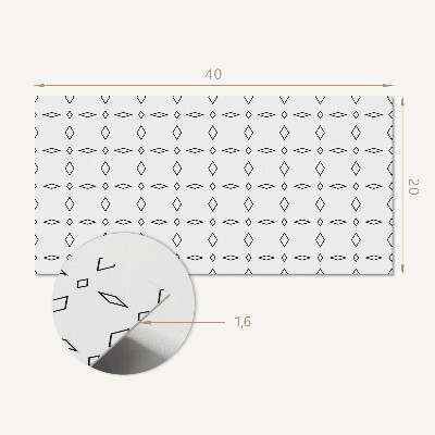 Panou decorativ pvc Model geometric cu romburi