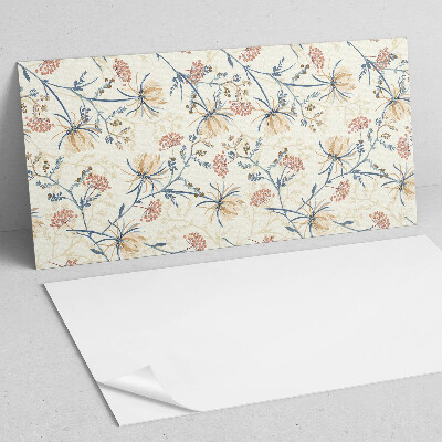Panou de perete Model floral pe fundal
