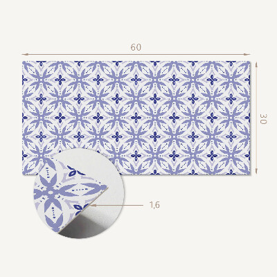 Panou decorativ pvc Model geometric cu flori