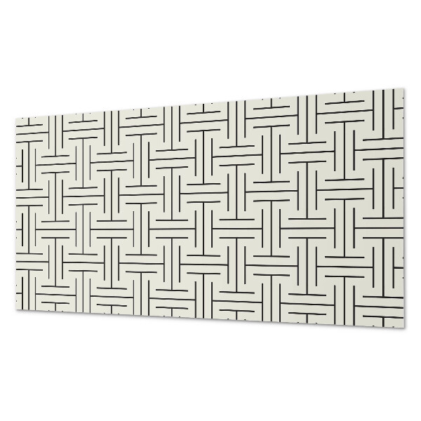 Panou perete Model geometric în carouri