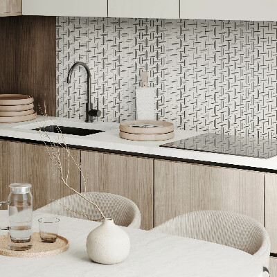 Panou perete Model geometric în carouri