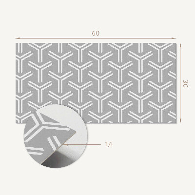 Panou decorativ pvc Model geometric de săgeți