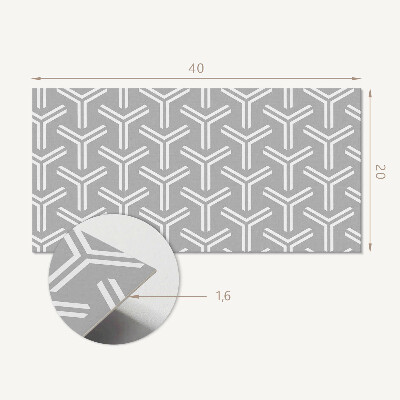 Panou decorativ pvc Model geometric de săgeți