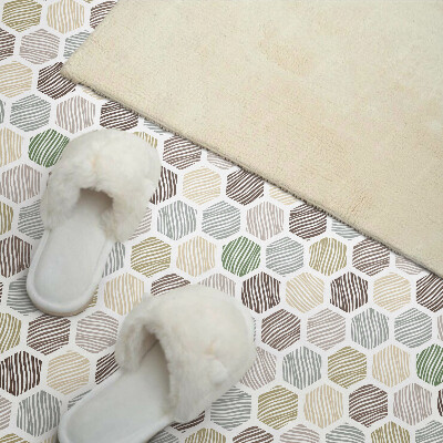 Panou perete Model hexagonal cu linii
