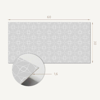 Panou de perete Model de grilă geometrică