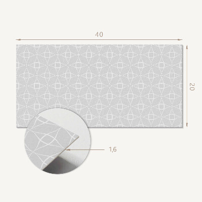 Panou de perete Model de grilă geometrică