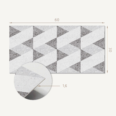 Panou decorativ pvc Geometrie în contraste