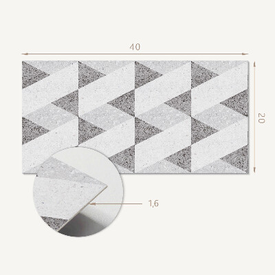Panou decorativ pvc Geometrie în contraste