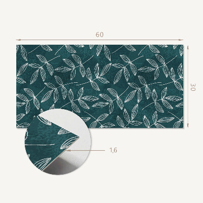 Panou decorativ pvc Frunze pe un fundal texturat