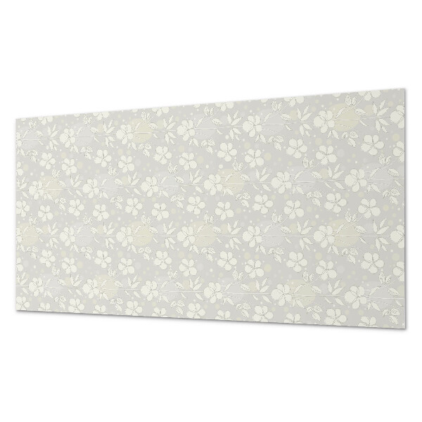 Panou de perete Model floral pe fundal