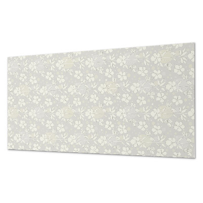 Panou de perete Model floral pe fundal
