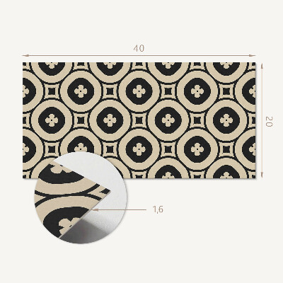 Panou decorativ pvc Model geometric cu pătrate