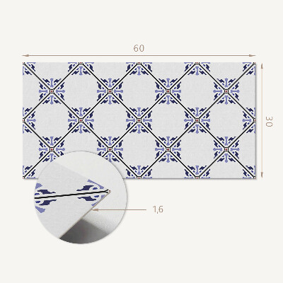 Panou de perete Model cu motiv floral