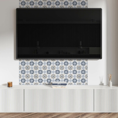 Panou decorativ pvc Model floral în simetrie