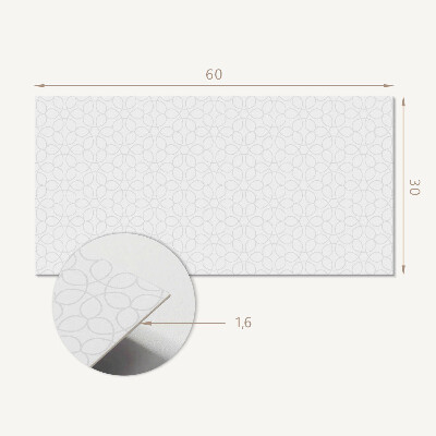 Panou decorativ pvc Model delicat cu cercuri