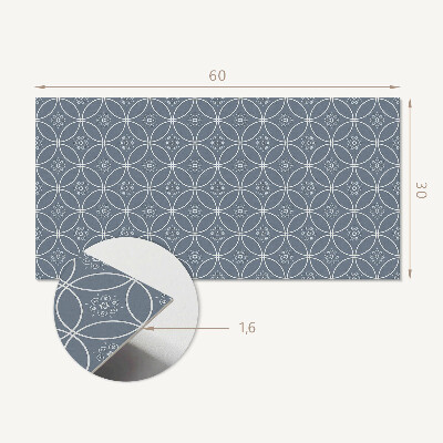 Panou decorativ pvc Model de ornament floral