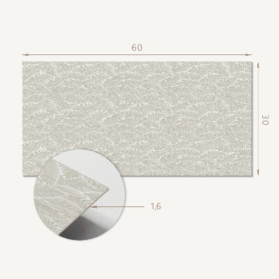 Panou decorativ pvc Model de frunze în aranjare