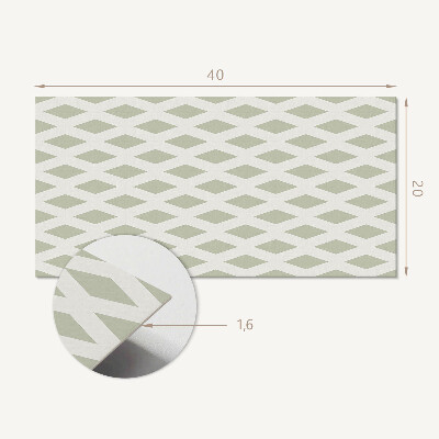 Panou decorativ pvc Model de diamant într-o grilă