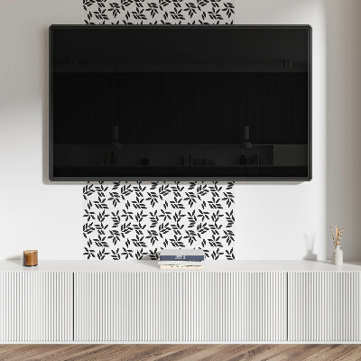 Panou decorativ pvc Model cu frunze pe fundal
