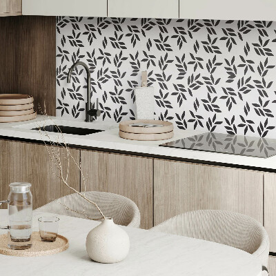 Panou decorativ pvc Model cu frunze pe fundal