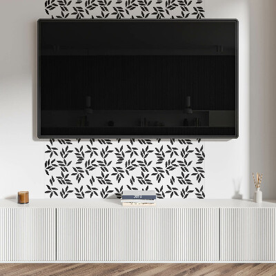Panou decorativ pvc Model cu frunze pe fundal