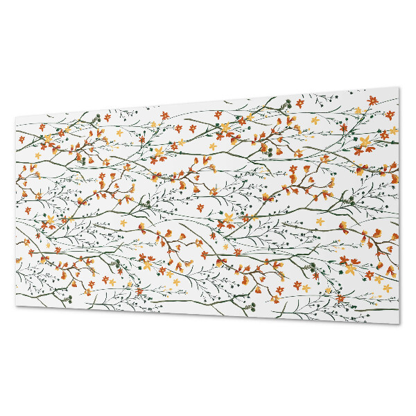 Panou perete Model floral pe fundal