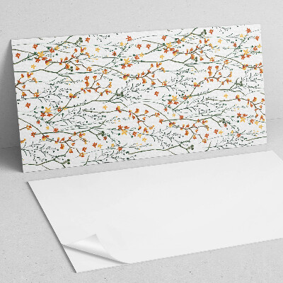 Panou perete Model floral pe fundal
