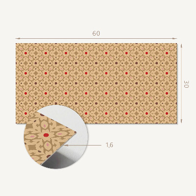 Panou decorativ pvc Model floral într-o plasă